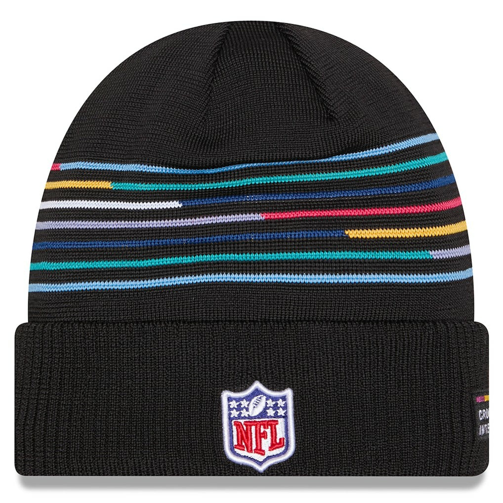 Arizona Cardinals New Era 2025 NFL Crucial Catch Cuffed Knit Hat Black