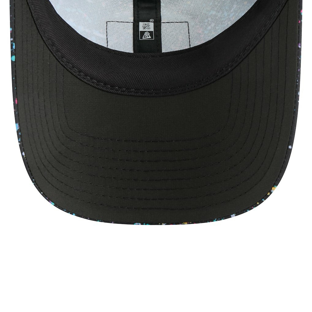Los Angeles Chargers New Era Women's 2025 NFL Crucial Catch Pony Tail Adjustable Hat Black