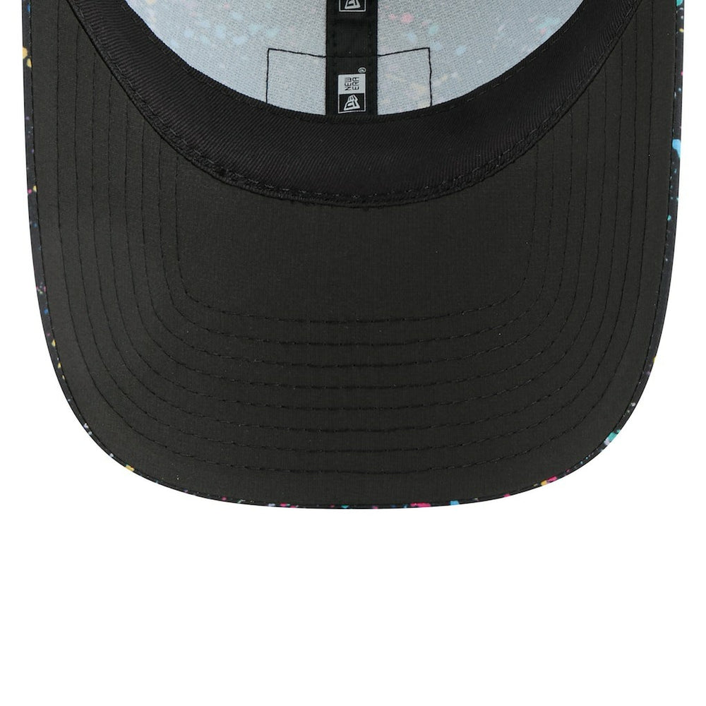 Detroit Lions New Era Women's 2025 NFL Crucial Catch Pony Tail Adjustable Hat Black