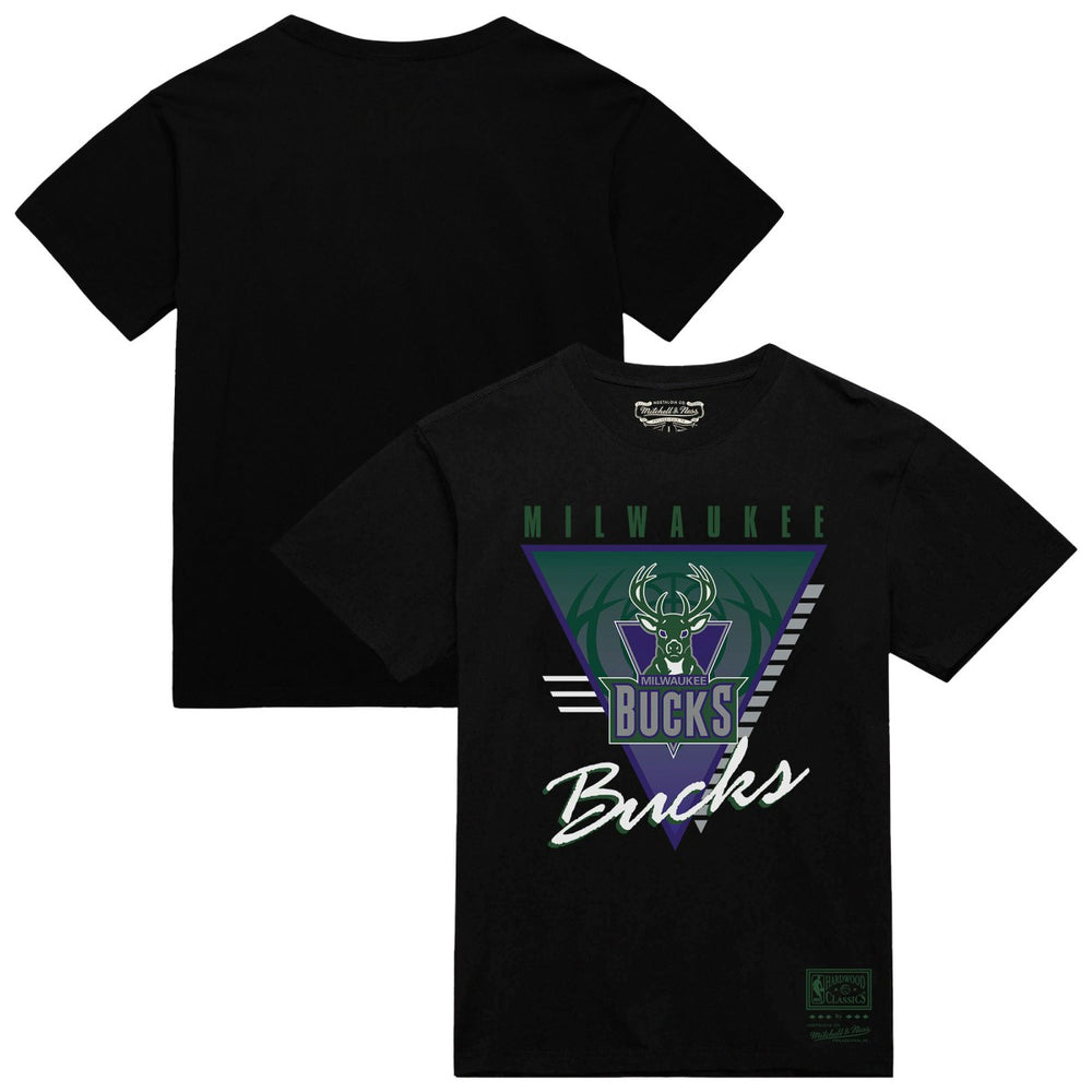 Milwaukee Bucks Worldwide Collection Tri-Logo T-Shirt Black