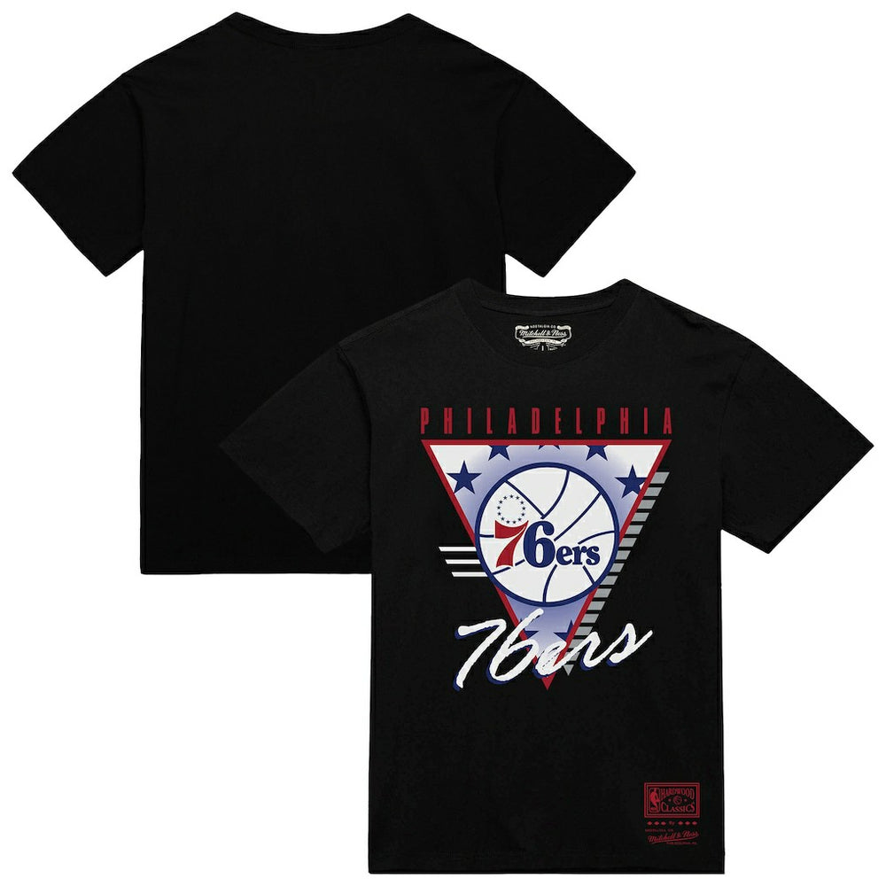 Philadelphia 76ers Worldwide Collection Tri-Logo T-Shirt Black
