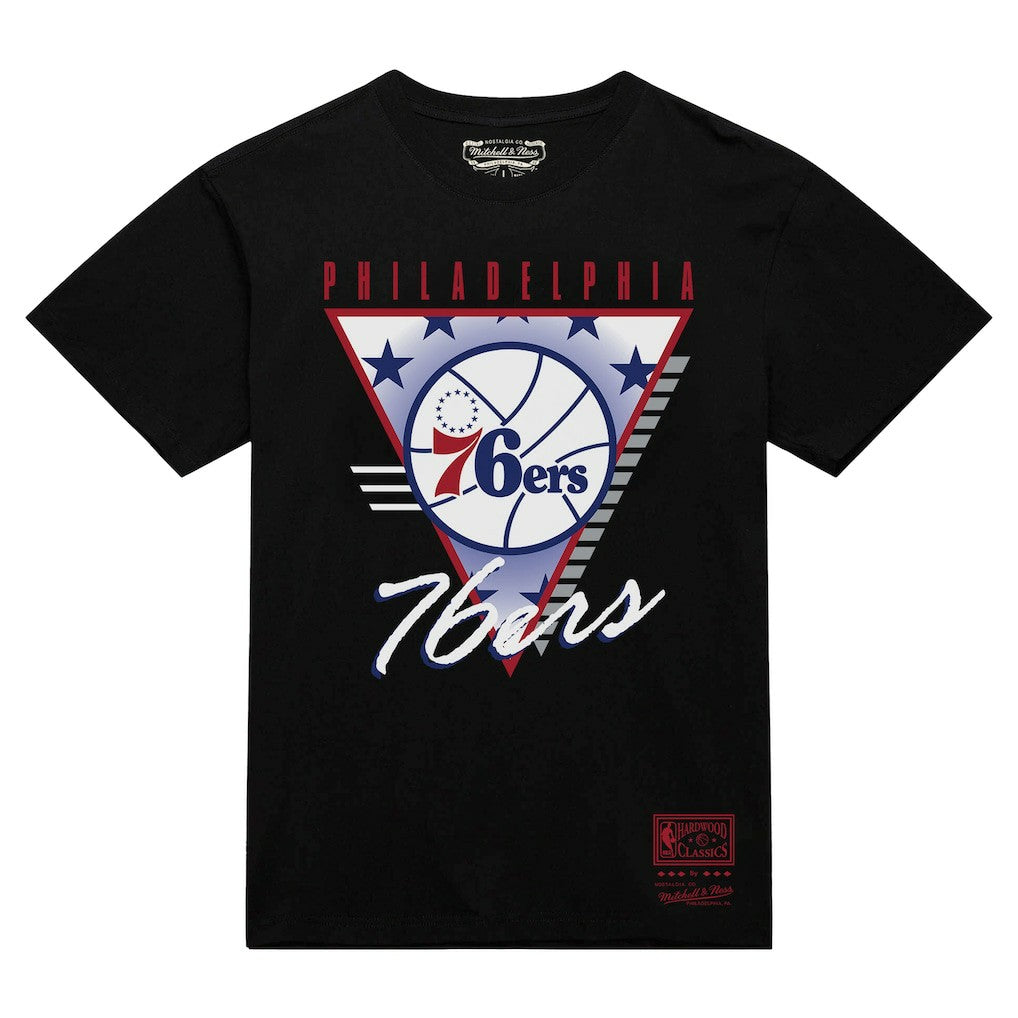 Philadelphia 76ers Worldwide Collection Tri-Logo T-Shirt Black
