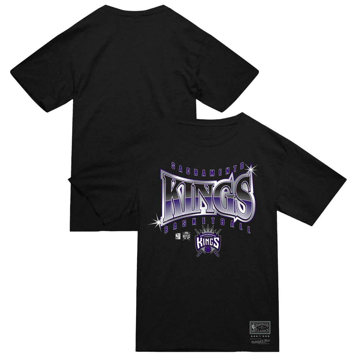 Sacramento Kings Worldwide Collection Glow Up T-Shirt Black