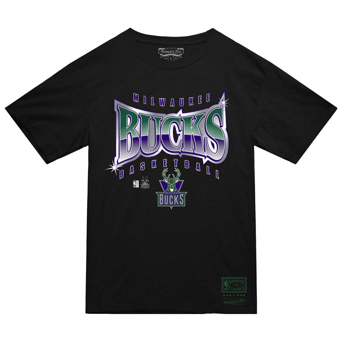 Milwaukee Bucks Worldwide Collection Glow Up T-Shirt Black