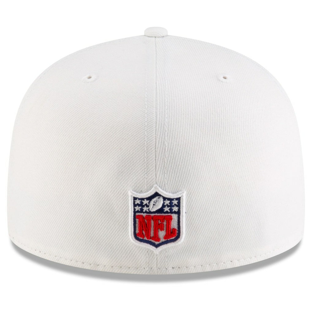 Buffalo Bills New Era 2025 Rivalries Collection Sideline Rope 59FIFTY Fitted Hat White