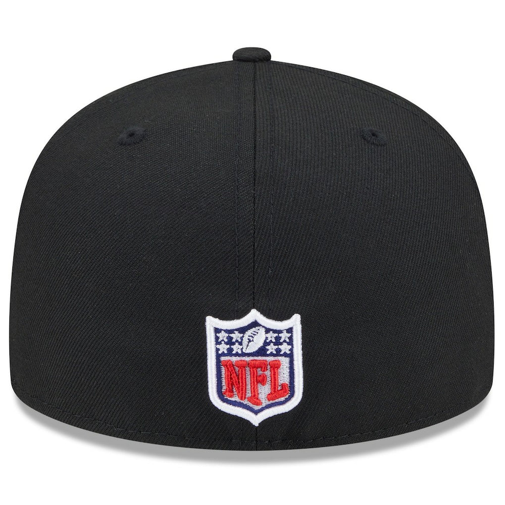 San Francisco 49ers New Era 2025 Rivalries Collection Sideline Rope 59FIFTY Fitted Hat Black