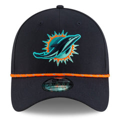 Miami Dolphins New Era 2025 Rivalries Collection Sideline 39THIRTY Flex Hat Pitch Blue