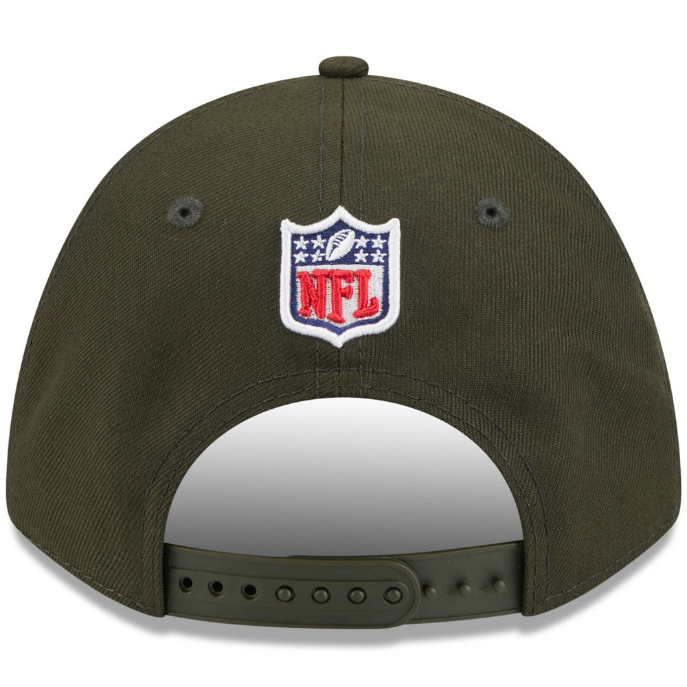 New York Jets New Era 2025 Rivalries Collection Sideline A-Frame 9FORTY Adjustable Hat Gotham Green