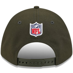 New York Jets New Era 2025 Rivalries Collection Sideline A-Frame 9FORTY Adjustable Hat Gotham Green