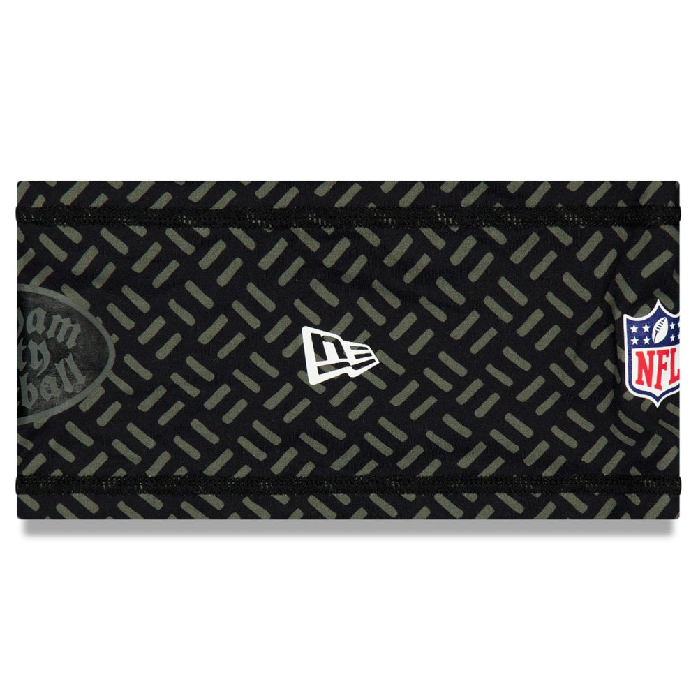 New York Jets New Era 2025 Rivalries Collection Sideline Headband Black