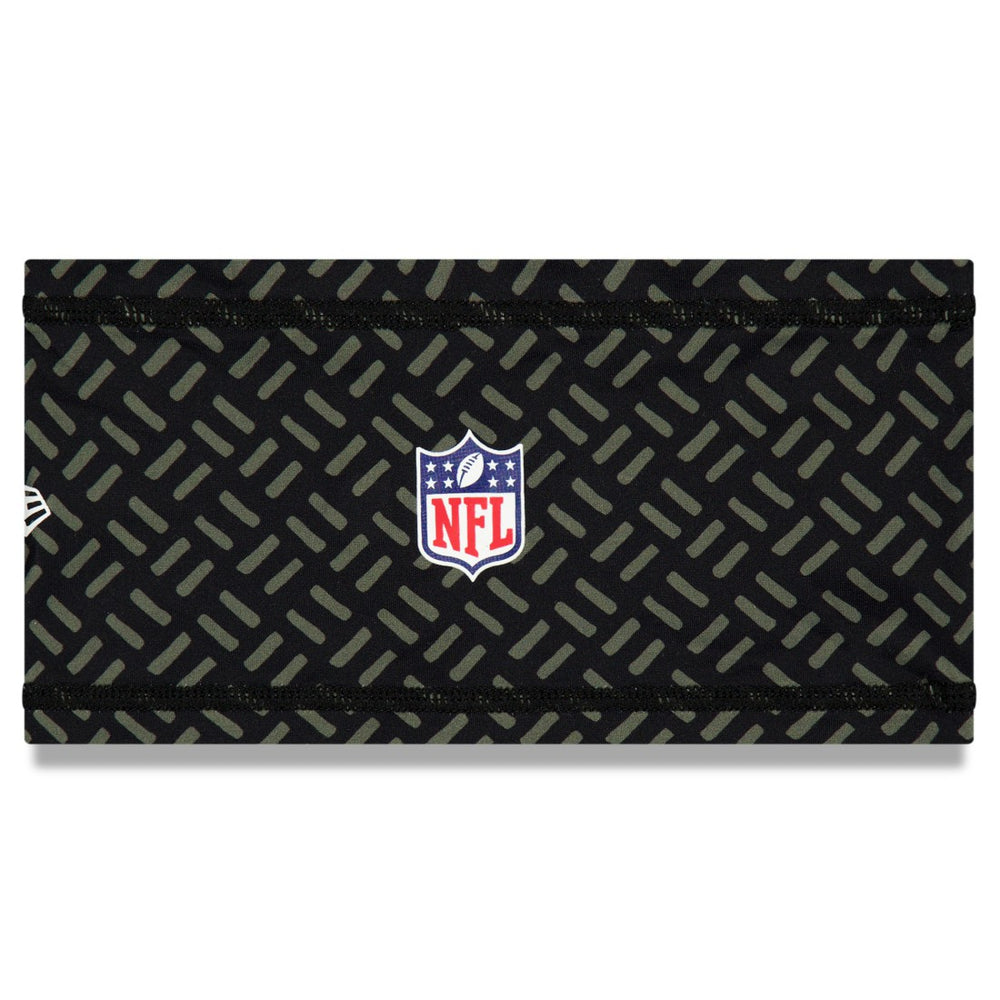 New York Jets New Era 2025 Rivalries Collection Sideline Headband Black