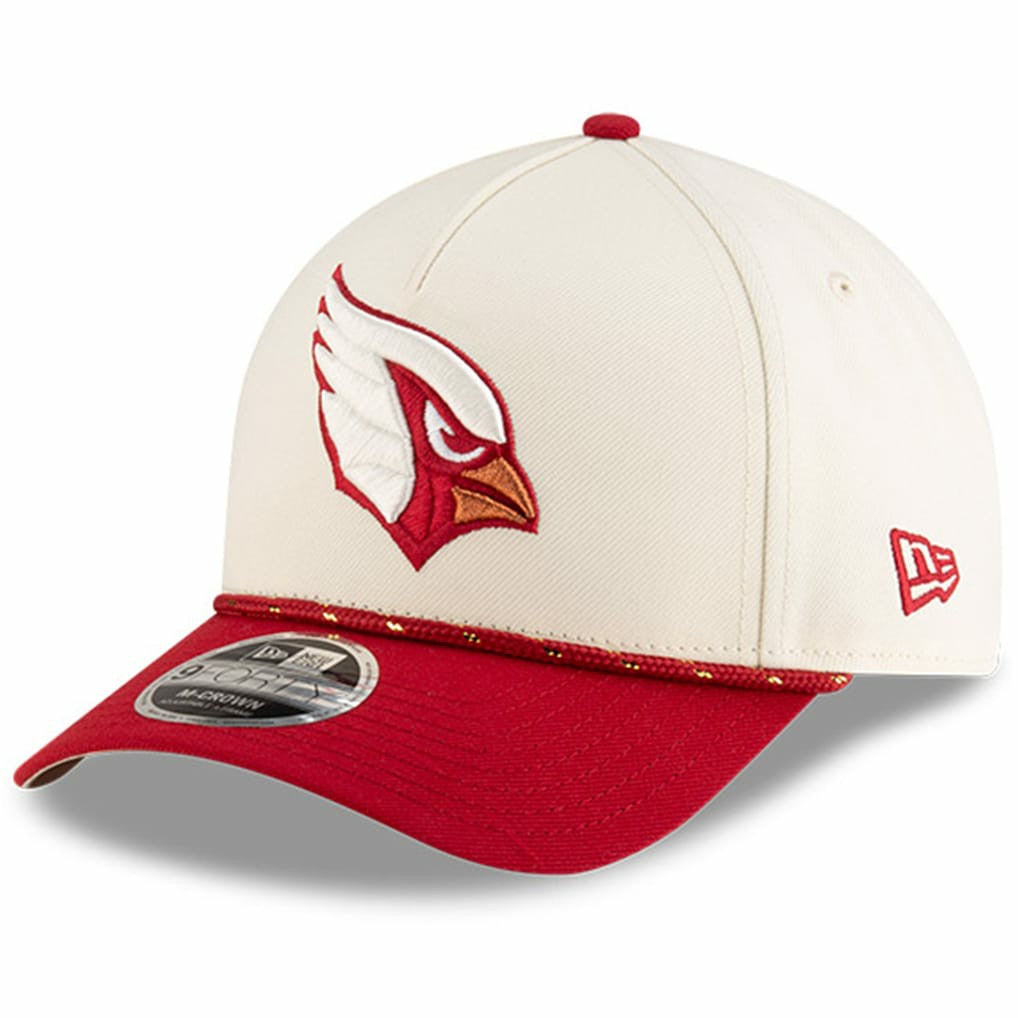 Arizona Cardinals New Era Youth 2025 Rivalries Collection 9FORTY A-Frame Adjustable Hat Natural