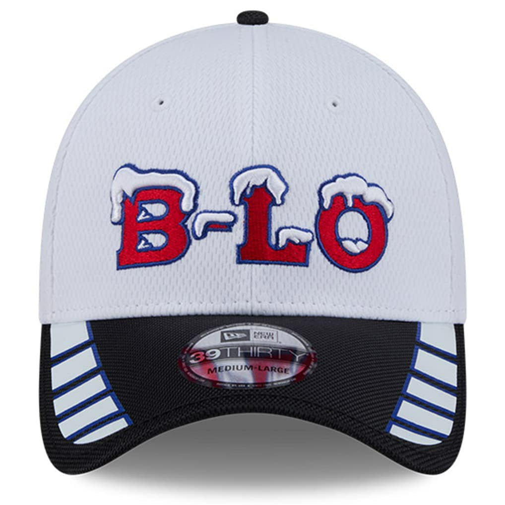 Buffalo Bills New Era 2025 Rivalries Collection Fan Pack 39THIRTY Flex Hat White