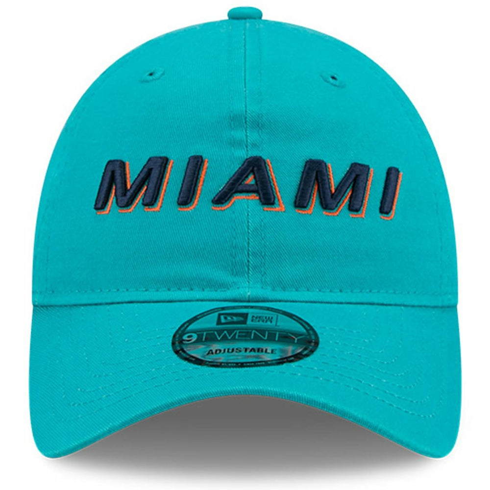 Miami Dolphins New Era 2025 Rivalries Collection Team 9TWENTY Adjustable Hat Aqua