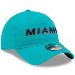 Miami Dolphins New Era 2025 Rivalries Collection Team 9TWENTY Adjustable Hat Aqua