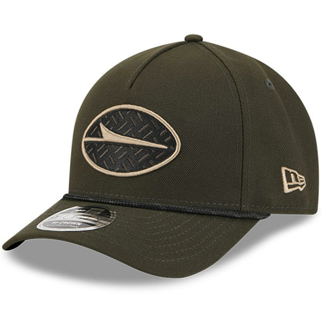 New York Jets New Era Youth 2025 Rivalries Collection 9FORTY A-Frame Adjustable Hat Gotham Green