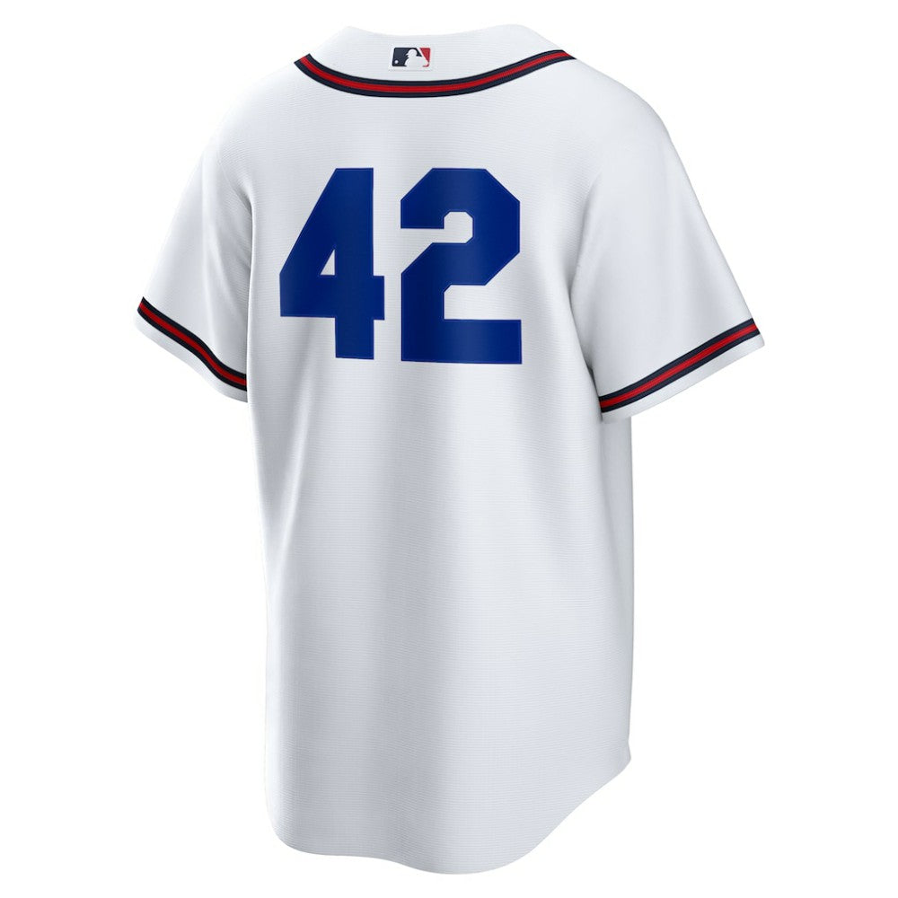 Atlanta Braves Nike Home  2025 Jackie Robinson Day Replica Jersey - White Jerseys