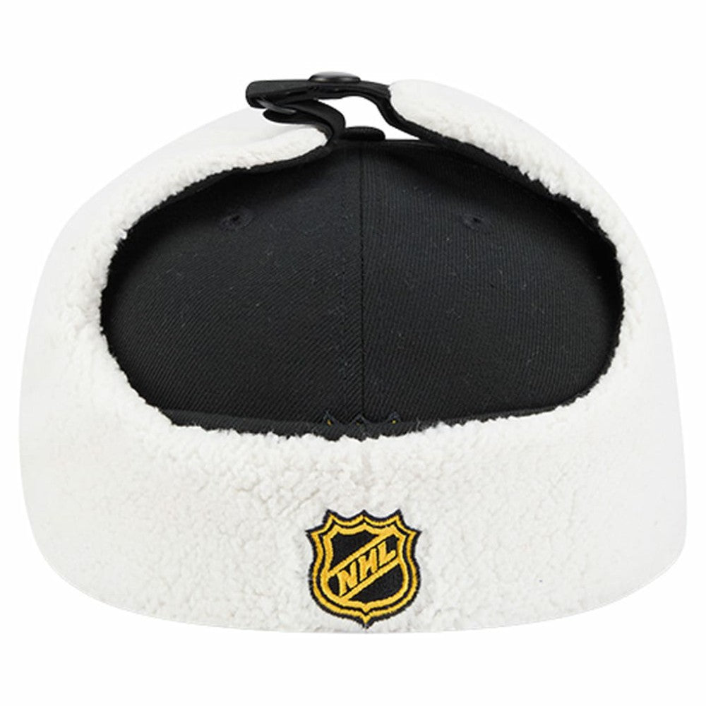 NHL Boston Bruins New Era Injection Dog Ear Classic Fitted Hat - Black