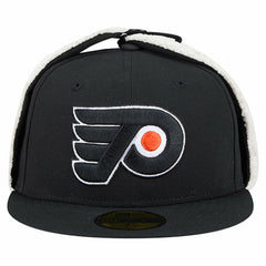 NHL Philadelphia Flyers New Era Injection Dog Ear Classic Fitted Hat - Black