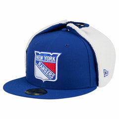 NHL New York Rangers New Era Injection Dog Ear Classic Fitted Hat - Blue