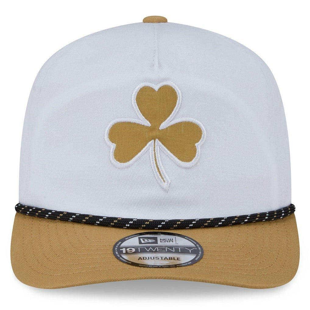Boston Celtics 2025/26 City Edition 19TWENTY Adjustable Hat White/Gold