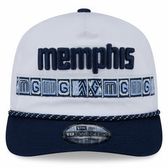 Memphis Grizzlies 2025/26 City Edition 19TWENTY Adjustable Hat White/Navy