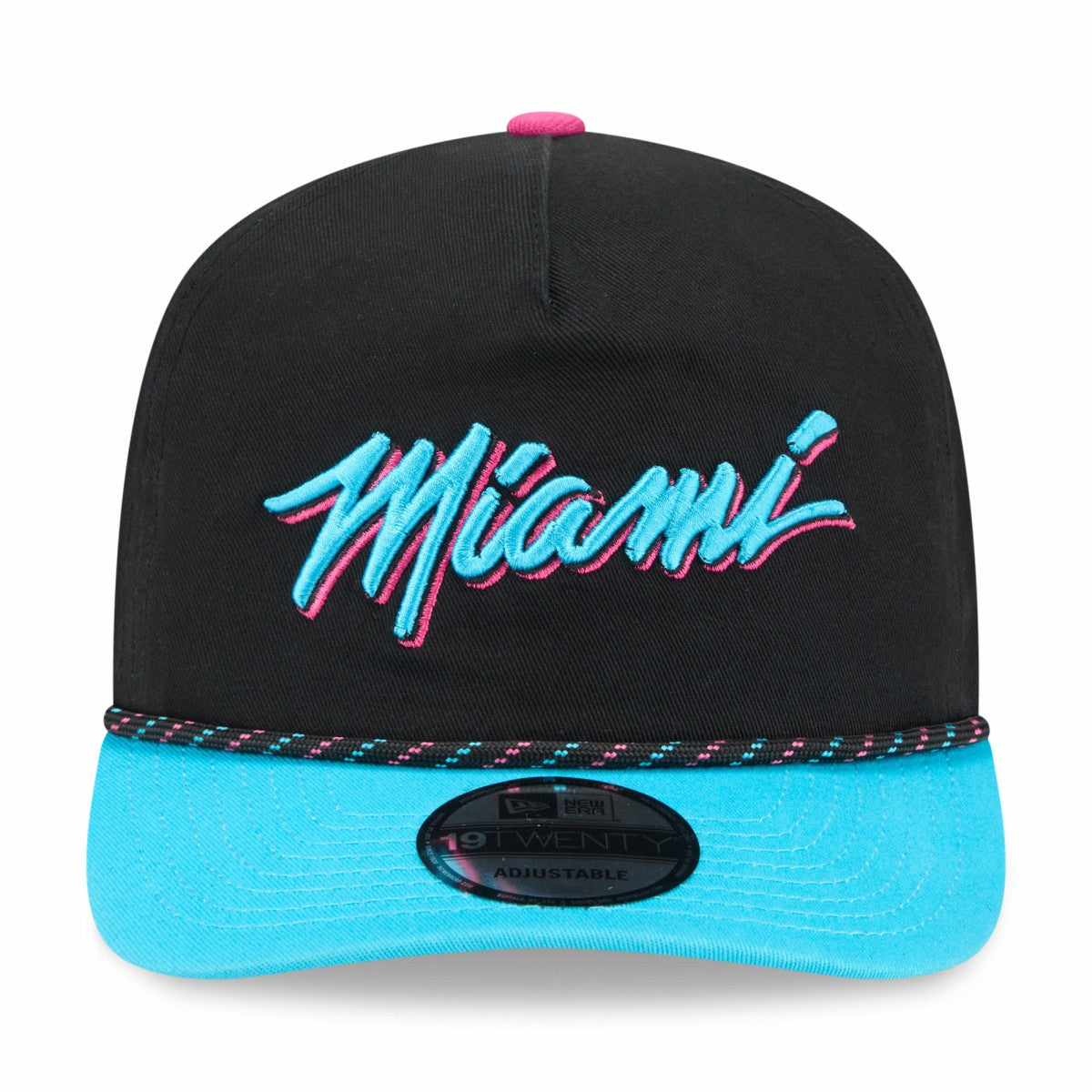 Miami Heat 2025/26 City Edition 19TWENTY Adjustable Hat Black/Turquoise