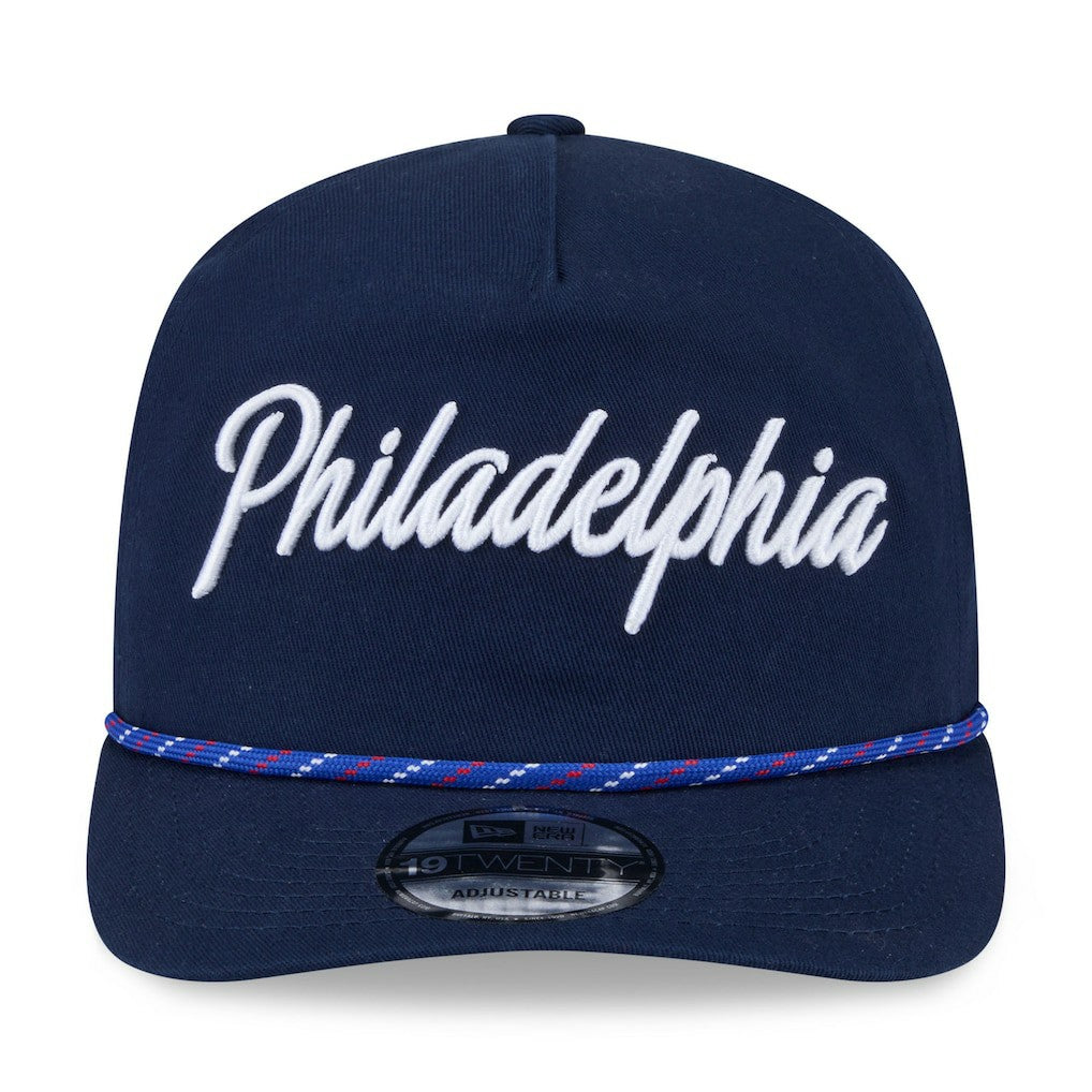Philadelphia 76ers 2025/26 City Edition 19TWENTY Adjustable Hat Navy