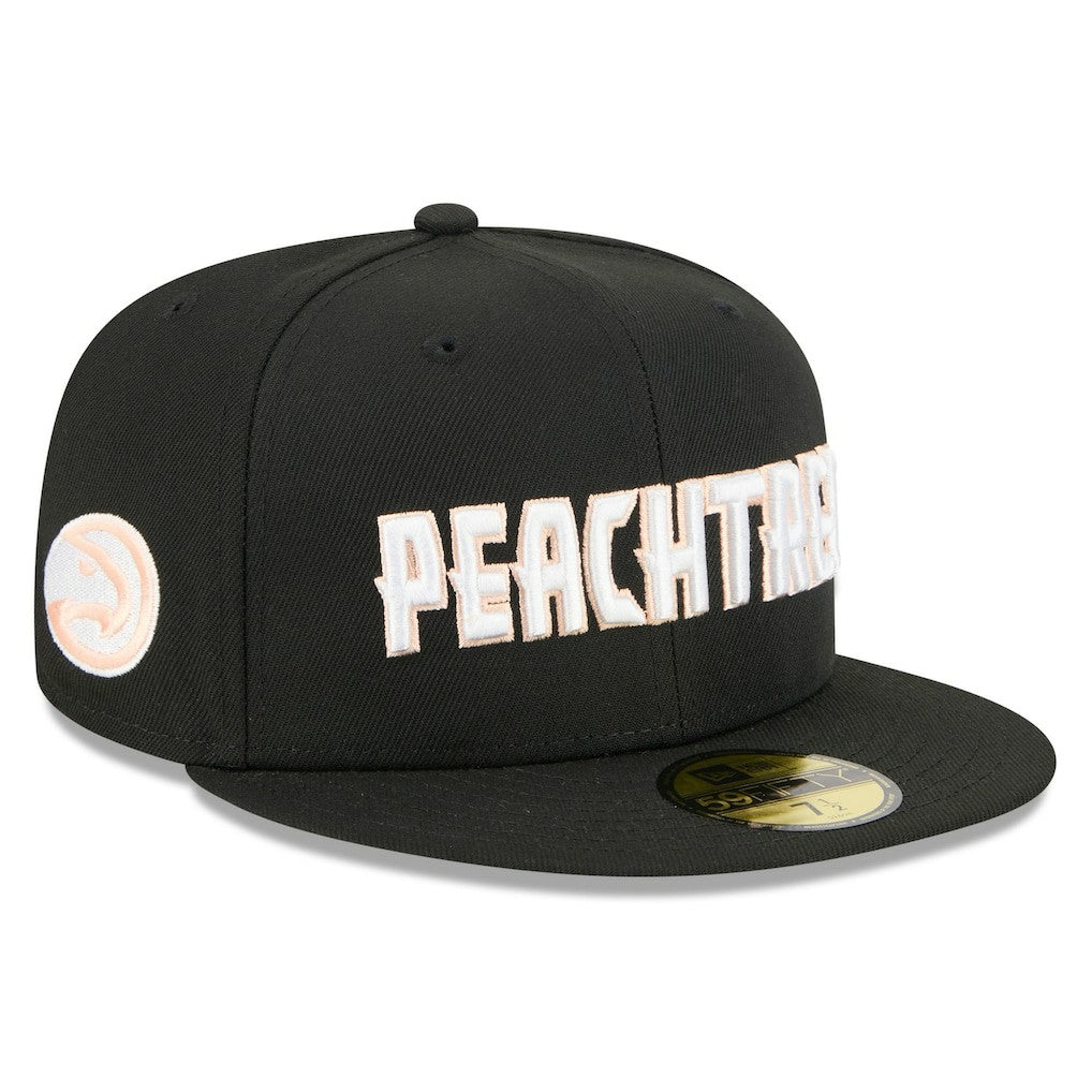 Atlanta Hawks 2025/26 City Edition 59FIFTY Fitted Hat Black