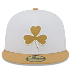 Boston Celtics 2025/26 City Edition 59FIFTY Fitted Hat White/Gold