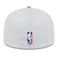 Boston Celtics 2025/26 City Edition 59FIFTY Fitted Hat White/Gold