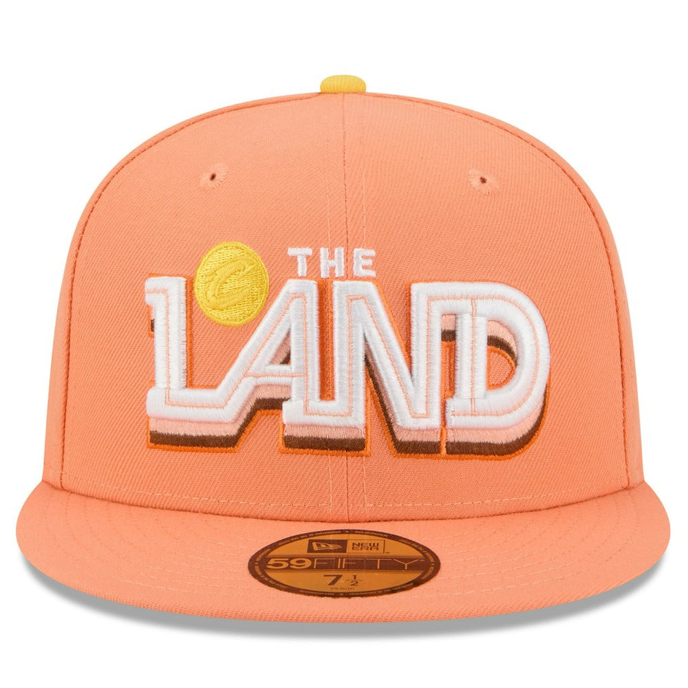 Cleveland Cavaliers 2025/26 City Edition 59FIFTY Fitted Hat Orange