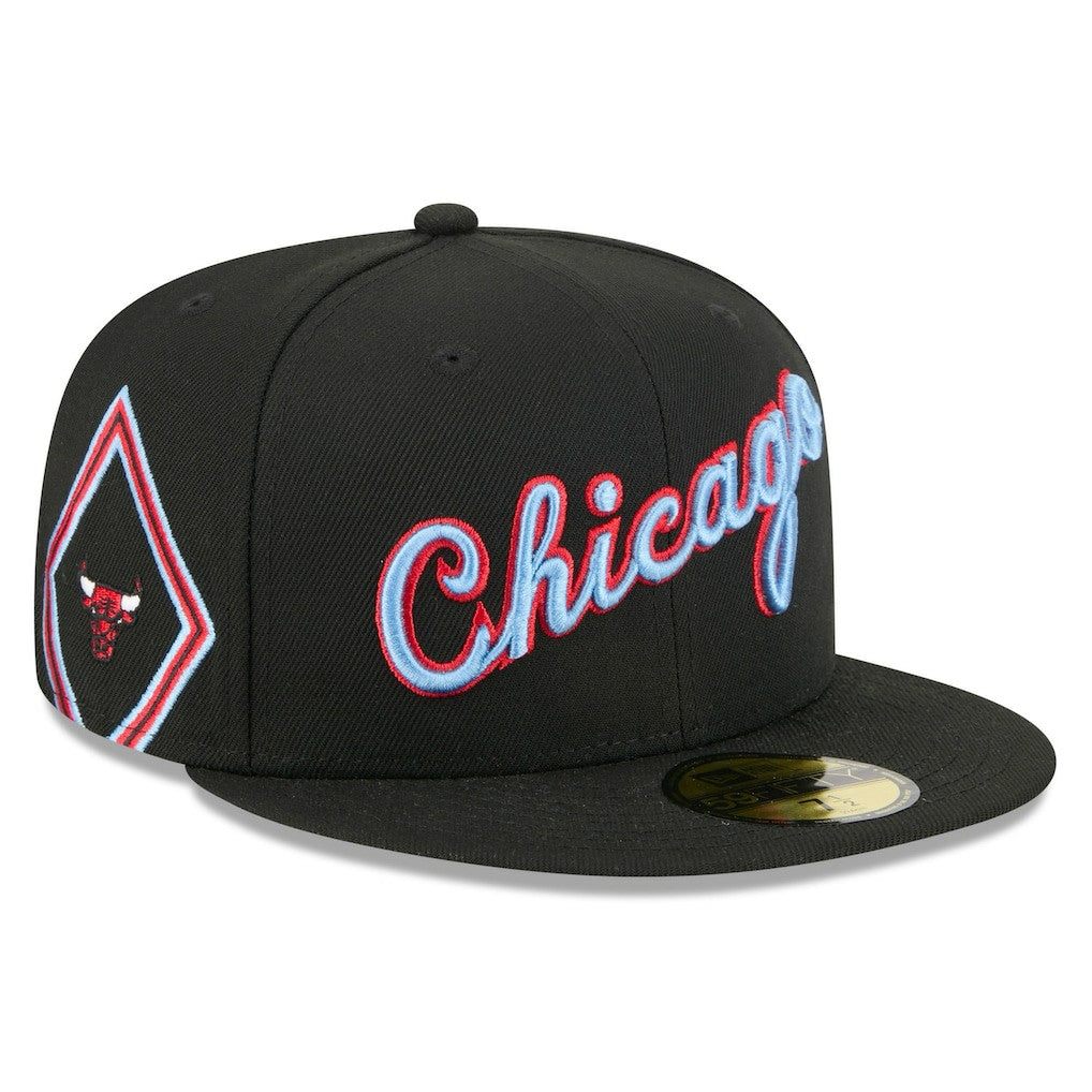 Chicago Bulls 2025/26 City Edition 59FIFTY Fitted Hat Black