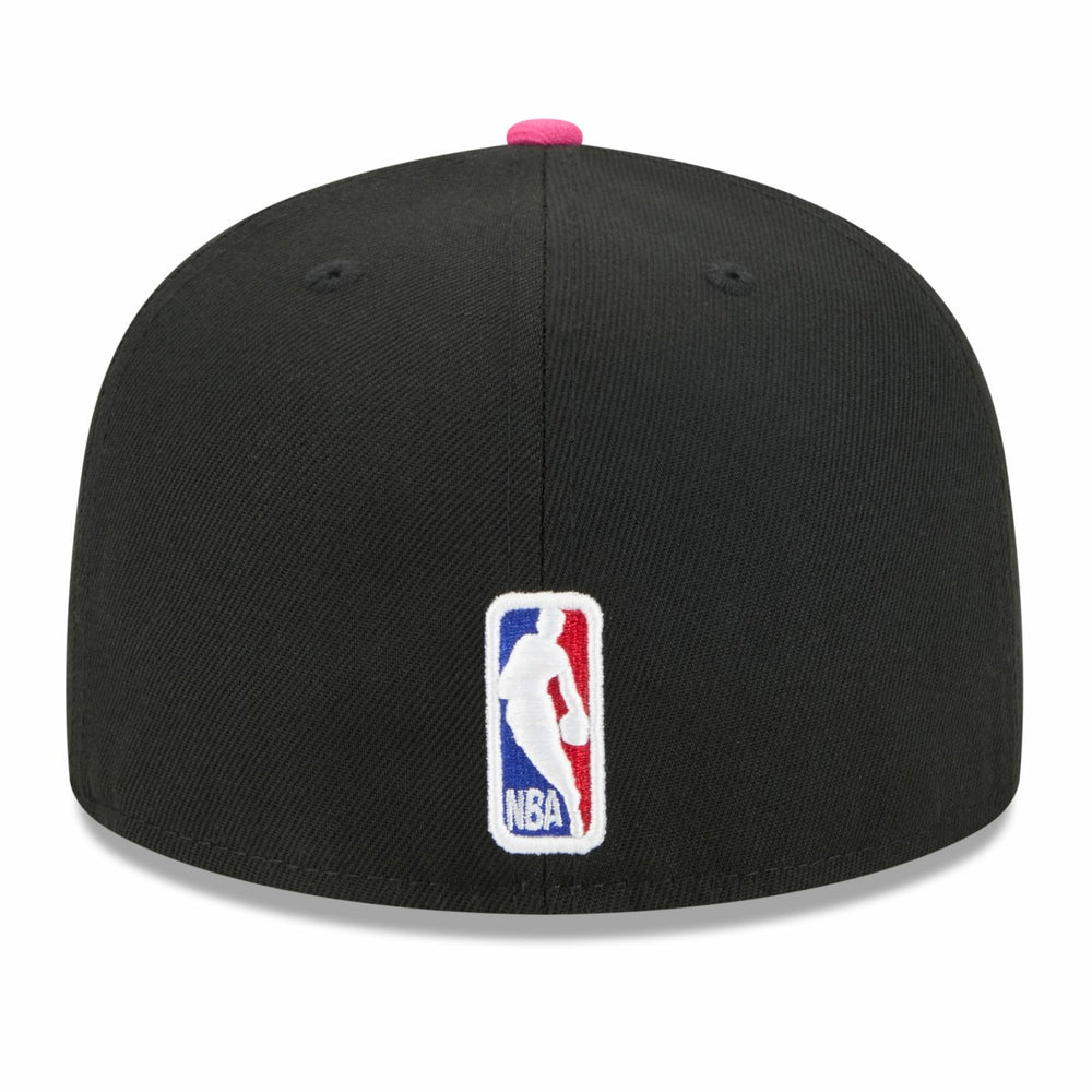 Miami Heat 2025/26 City Edition 59FIFTY Fitted Hat Black/Turquoise