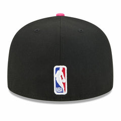 Miami Heat 2025/26 City Edition 59FIFTY Fitted Hat Black/Turquoise