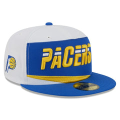 Indiana Pacers 2025/26 City Edition 59FIFTY Fitted Hat White/Blue