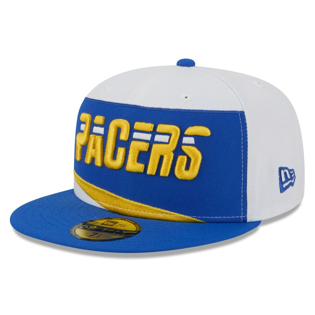 Indiana Pacers 2025/26 City Edition 59FIFTY Fitted Hat White/Blue