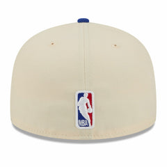 New York Knicks 2025/26 City Edition 59FIFTY Fitted Hat Cream/Blue