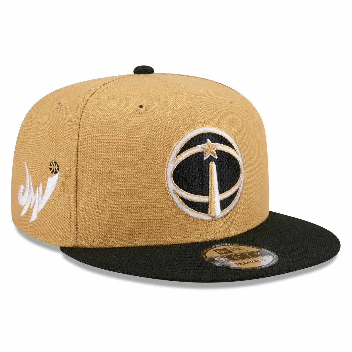 Washington Wizards 2025/26 City Edition 9FIFTY Snapback Hat Gold/Black