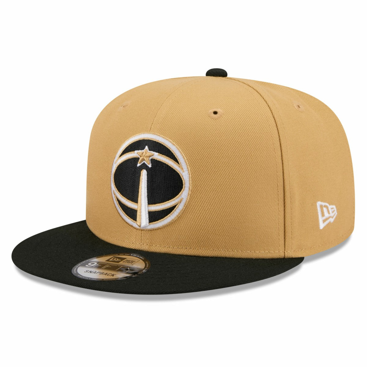 Washington Wizards 2025/26 City Edition 9FIFTY Snapback Hat Gold/Black
