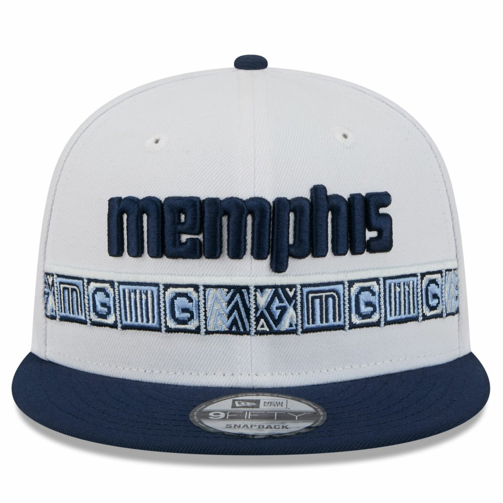 Memphis Grizzlies 2025/26 City Edition 9FIFTY Snapback Hat Light Blue/Navy