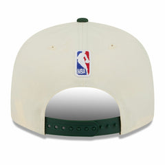 Milwaukee Bucks 2025/26 City Edition 9FIFTY Snapback Hat Tan/Hunter Green