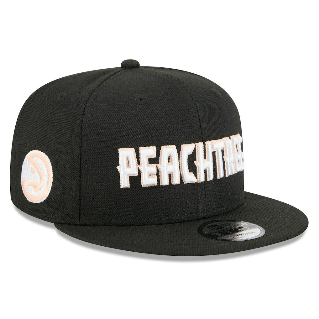Atlanta Hawks 2025/26 City Edition 9FIFTY Snapback Hat Black