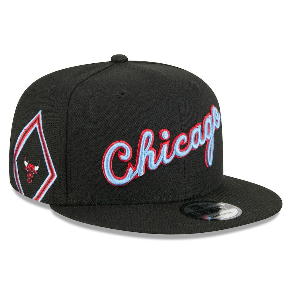 Chicago Bulls 2025/26 City Edition 9FIFTY Snapback Hat Black