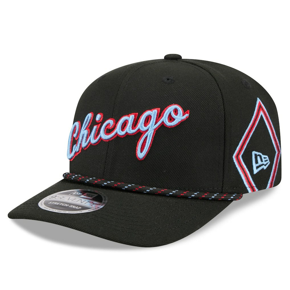 Chicago Bulls 2025/26 City Edition 9SEVENTY Adjustable Hat Black