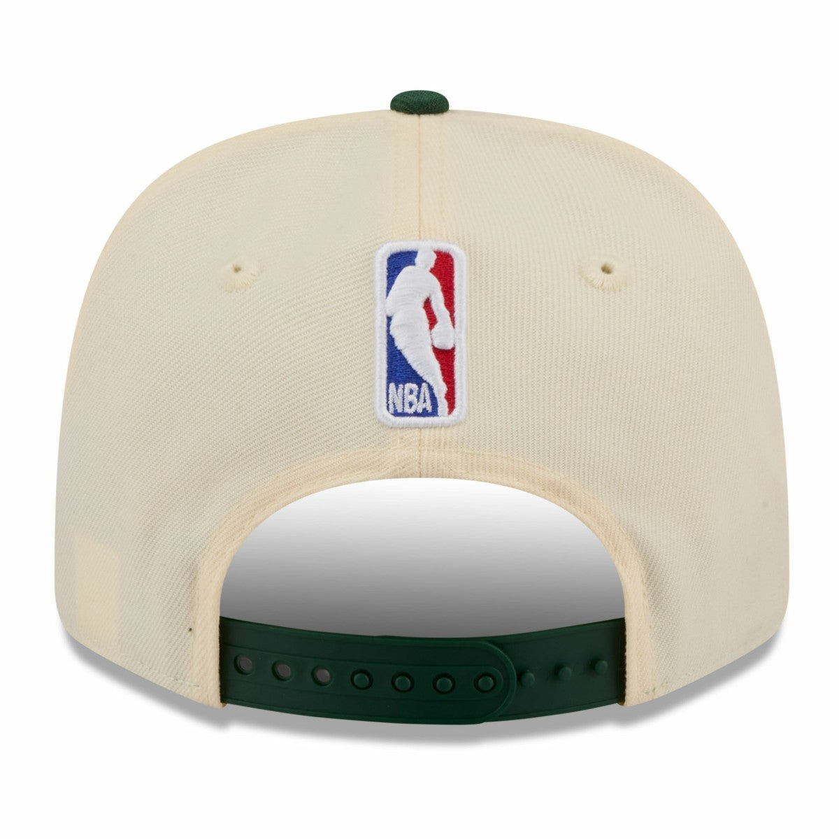 Milwaukee Bucks 2025/26 City Edition 9SEVENTY Adjustable Hat Cream/Hunter Green
