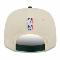 Milwaukee Bucks 2025/26 City Edition 9SEVENTY Adjustable Hat Cream/Hunter Green