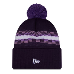 Sacramento Kings 2025/26 City Edition Cuffed Knit Hat with Pom Purple