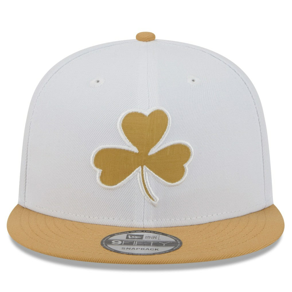 Boston Celtics Youth 2025/26 City Edition 9FIFTY Snapback Hat White