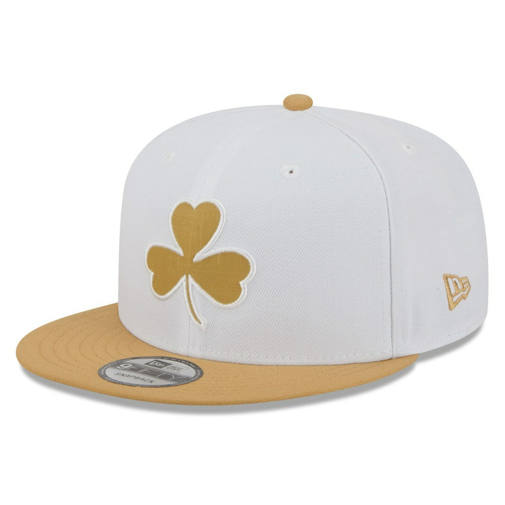 Boston Celtics Youth 2025/26 City Edition 9FIFTY Snapback Hat White
